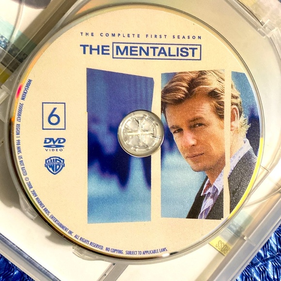 THE MENTALIST SIMON BAKER - COMPLETE FIRST SEASON - 6 DVD SET - Picture 9 of 9